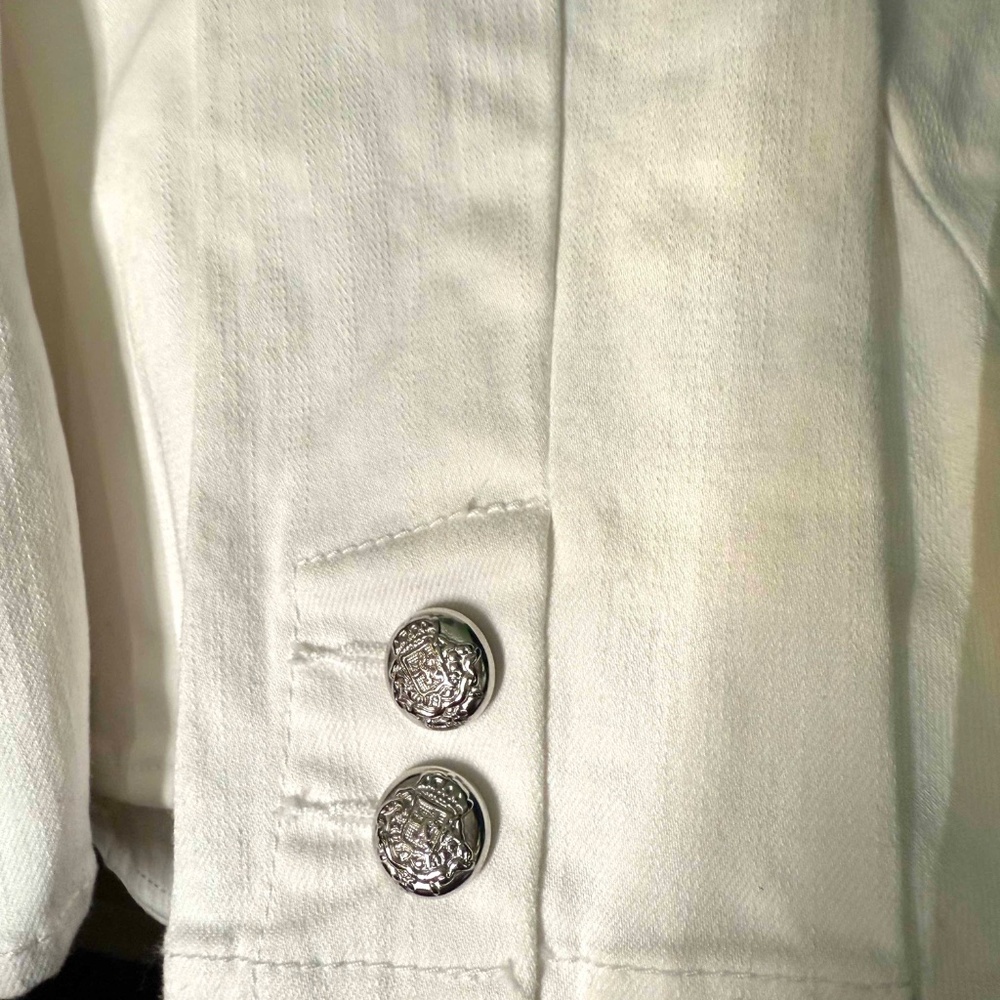 NWT I.N.C Women's Puff-Sleeve Tailored Denim Blazer - Picture 11 of 12